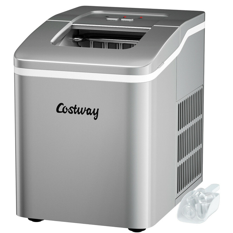 Portable Countertop Ice Maker, 26lbs/24h Ice Production with Free Scoop