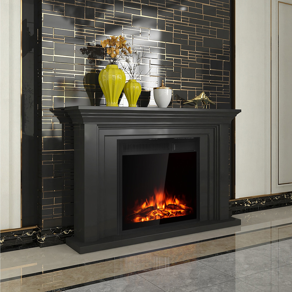 Electric Fireplace Insert, 22.5 Inch Freestanding or Recessed Heater for Home & Office