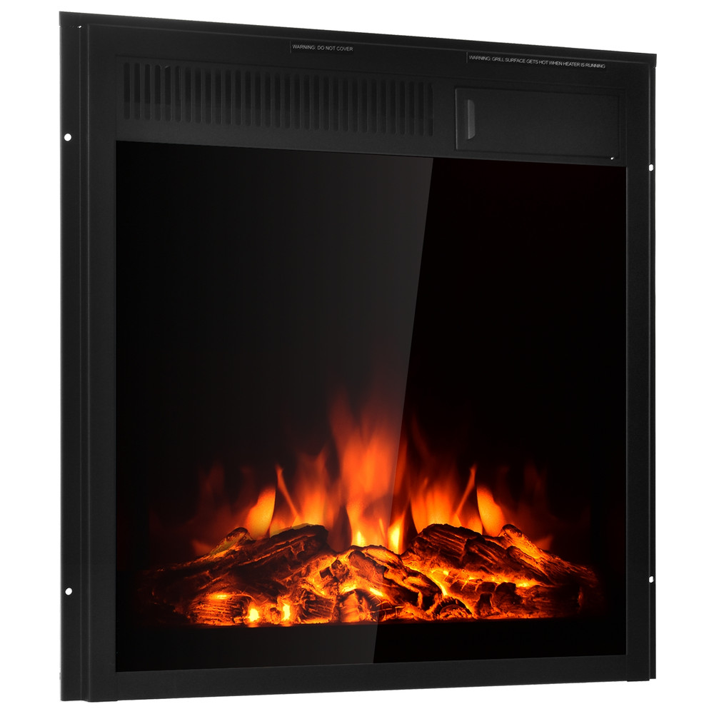 Electric Fireplace Insert, 22.5 Inch Freestanding or Recessed Heater for Home & Office