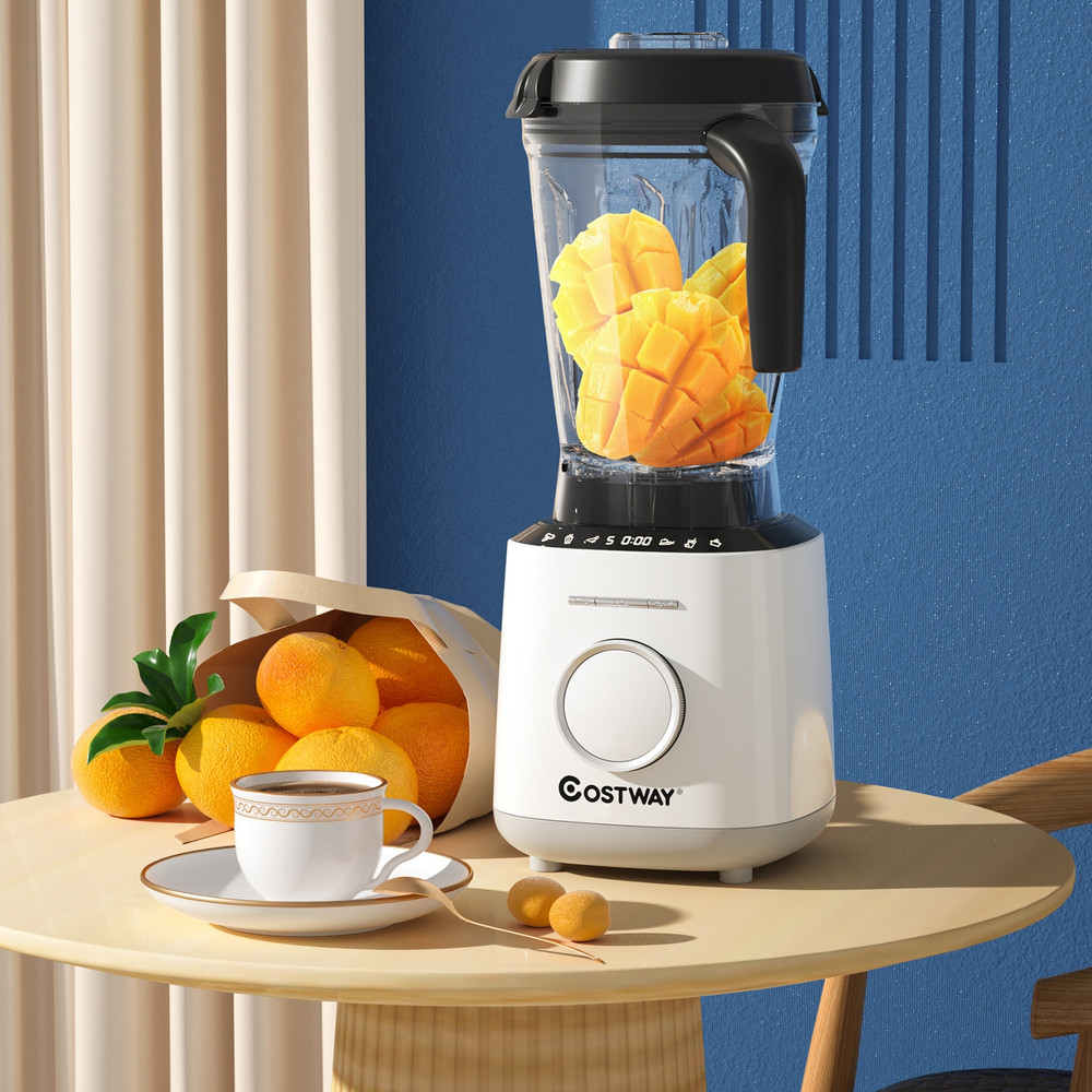 1500W Countertop Smoothies Blender, 10-Speed Control & 6 Pre-Set Programs for Perfect Blending