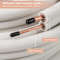 50 Feet Mini Split Line Set, 1/4" & 3/8" Copper Pipes & Tubing for AC/Heat Pump