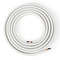 Durable 25 Ft Mini Split AC Line Set 14 38 Copper Refrigerant Tubing 0