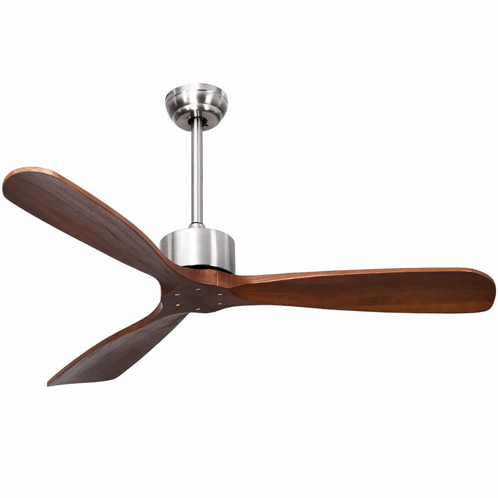 Modern 52Inch Ceiling Fan No Light Includes Remote Control For Easy Use 5