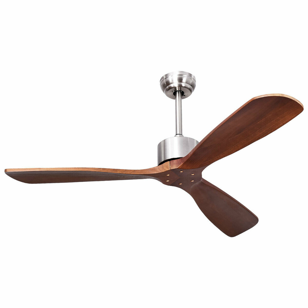 Modern 52Inch Ceiling Fan No Light Includes Remote Control For Easy Use 7