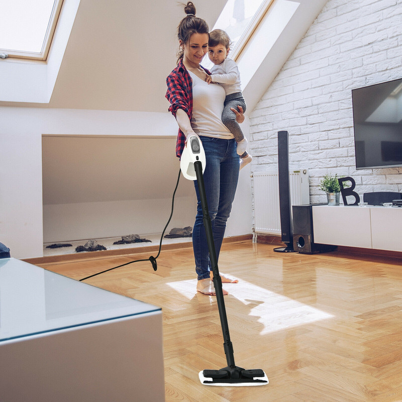 1400W High-Pressure Steam Cleaner, Multipurpose, 17-Piece Accessories for Home & Commercial Use