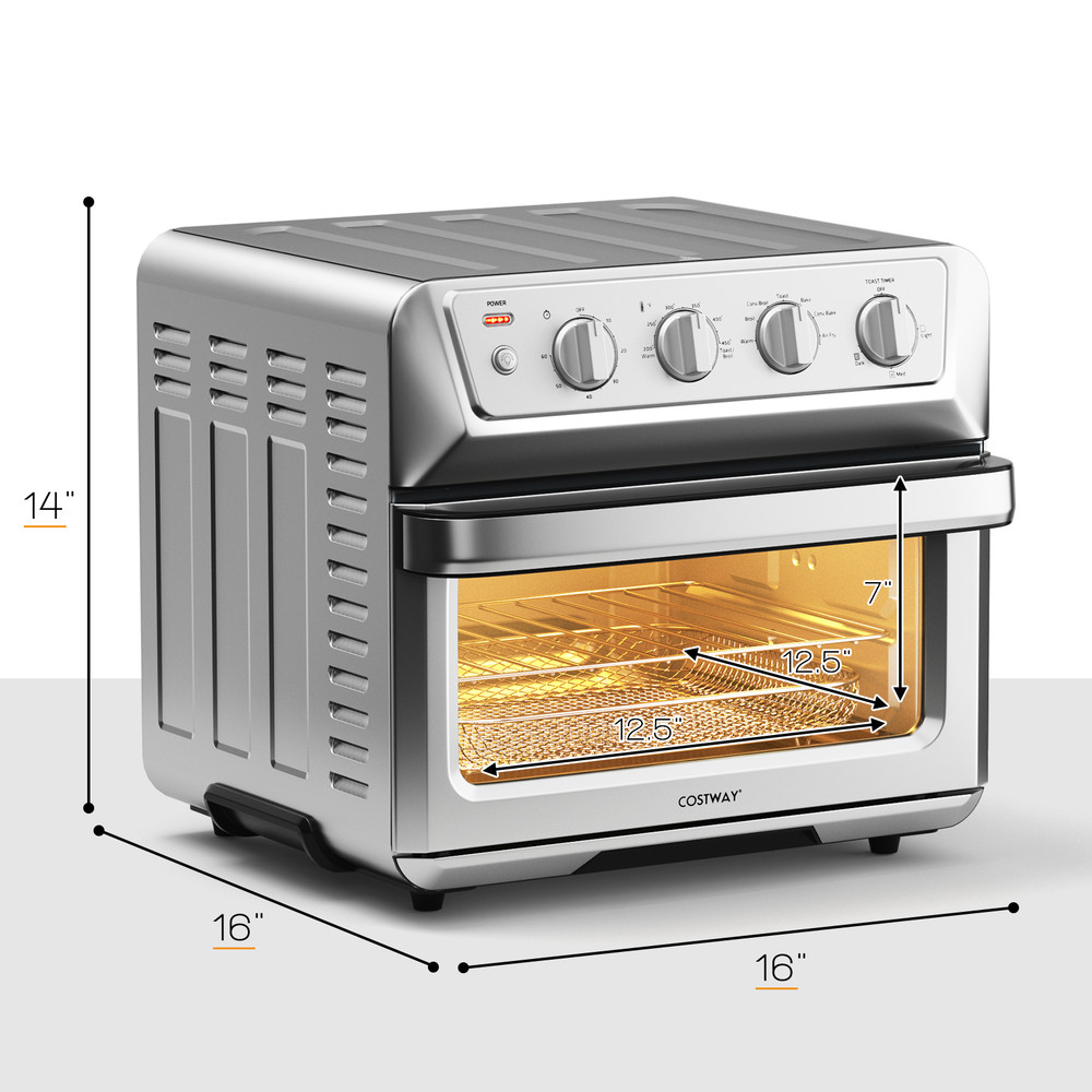 215 Quart 1800W Air Fryer Toaster Oven Large Countertop Convection Oven With Recipe Guide 4
