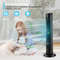 40 Inch Tower Fan with Remote, 75° Oscillating Floor Fan, 3 Wind Modes & 4 Speeds, Quiet Bladeless Cooling Fan for Home