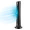 40 Inch Tower Fan with Remote, 75° Oscillating Floor Fan, 3 Wind Modes & 4 Speeds, Quiet Bladeless Cooling Fan for Home