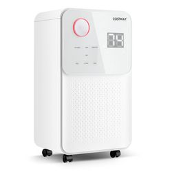 32 pints 2000 sq. ft dehumidifier for home basement with 3-color digital display & auto drain