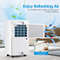 32 Pints 2000 Sq. Ft Dehumidifier for Home Basement with 3-Color Digital Display & Auto Drain