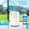 32 Pints 2000 Sq. Ft Dehumidifier for Home Basement with 3-Color Digital Display & Auto Drain