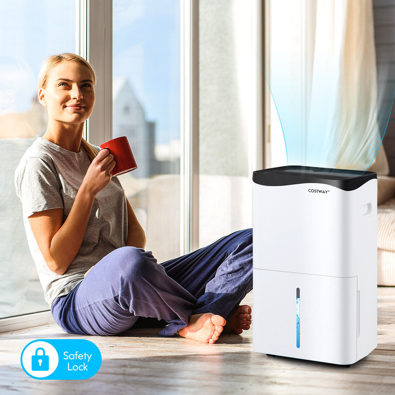 100-Pint Dehumidifier with Smart App & Alexa, Home & Basement Moisture Remover, 5500 Sq. Ft Large Room Quiet Portable