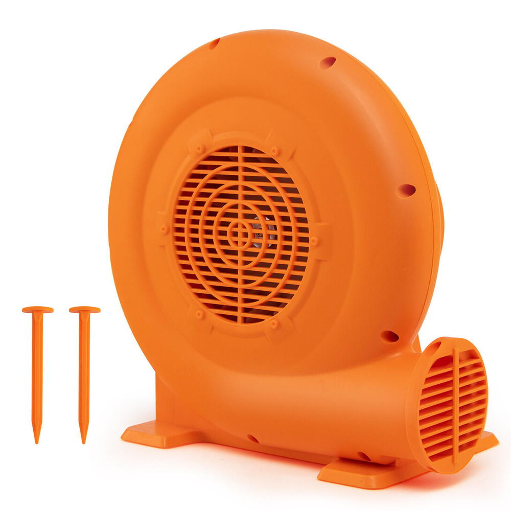 680W Air Blower (1.0HP) for Inflatables, 25ft GFCI-Protected Cord, Waterproof & High-Speed