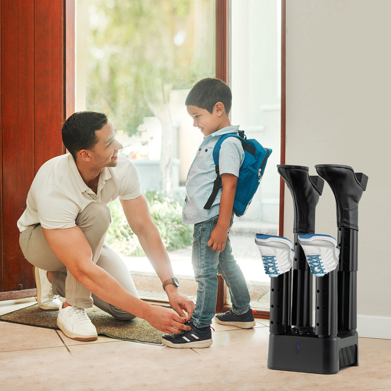 4-Shoe Electric Dryer with Timer, Prevent Odor, Mold & Bacteria Quick-Dry & Odor Elimination