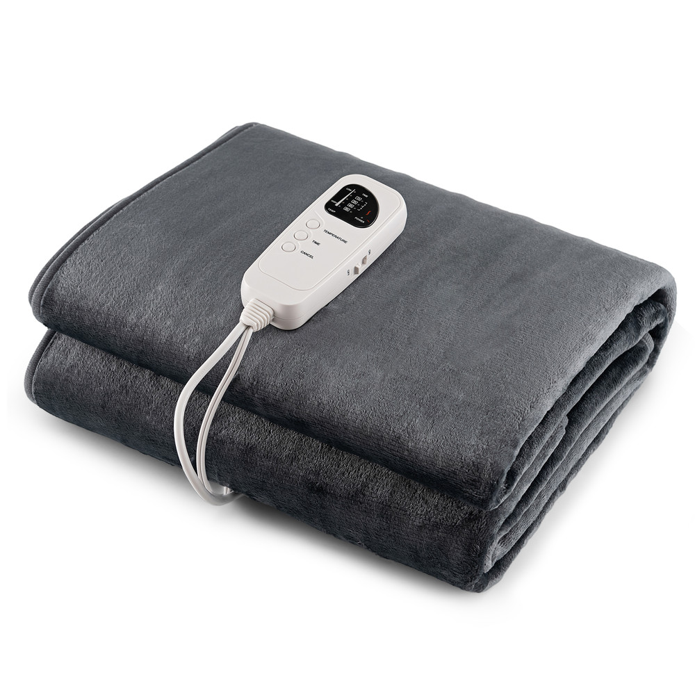 Electric Heated Mattress Pad with 5 Heating Levels, Overheat Protection & Auto Shut-Off