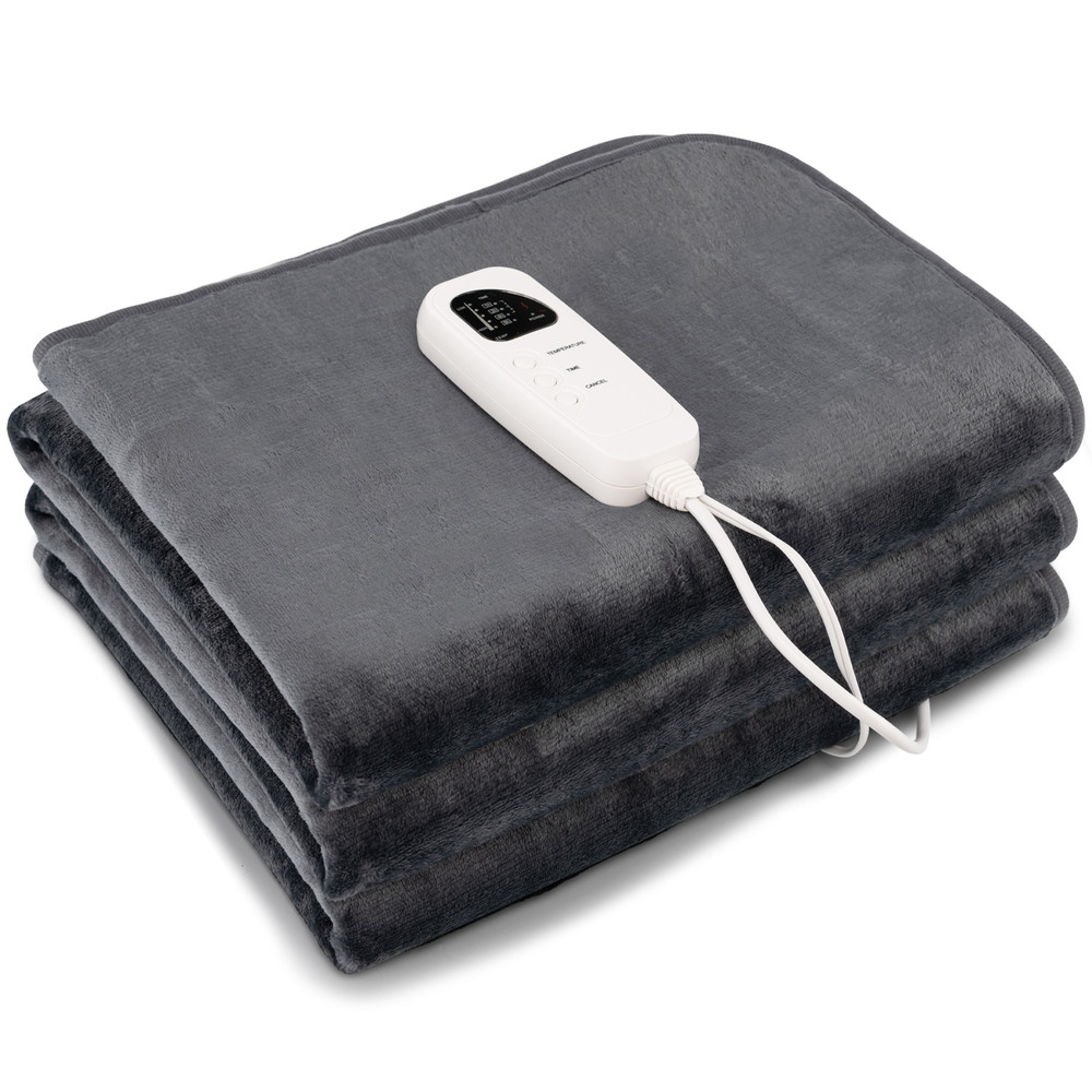 Electric Heated Mattress Pad with 5 Heating Levels, Overheat Protection & Auto Shut-Off