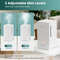 4L Ultrasonic Humidifier with Essential Oil Diffuser, 2 Adjustable Mist Levels for Large Rooms.