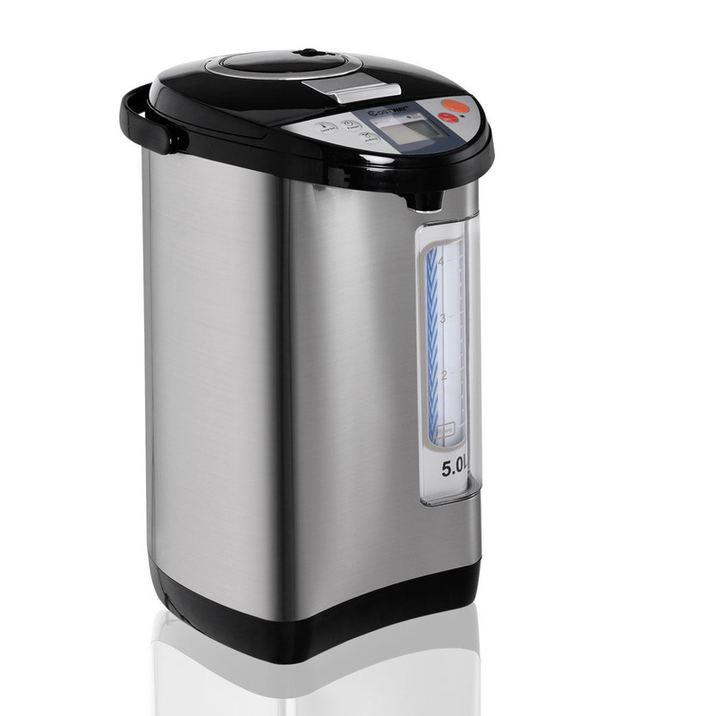 5-Liter Electric LCD Water Boiler and Warmer – Stainless Steel Hot Water Dispenser with Reboil & Timer