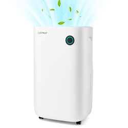 powerful dehumidifier featuring 5 modes & 3-color humidity indicator