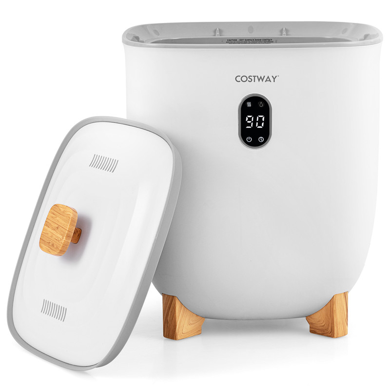 Towel Warmer Bucket With PTC Air Heater Rapid Even Heating Dual Function Towel Dryer With Timer Aro 0