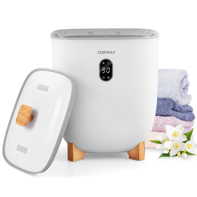 Towel Warmer Bucket With PTC Air Heater Rapid Even Heating Dual Function Towel Dryer With Timer Aro 6