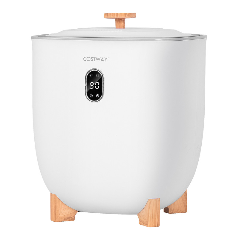 Premium Towel Warmer Bucket Dual Temp Settings Auto ShutOff Aroma Trays For SpaLike Comfort 6