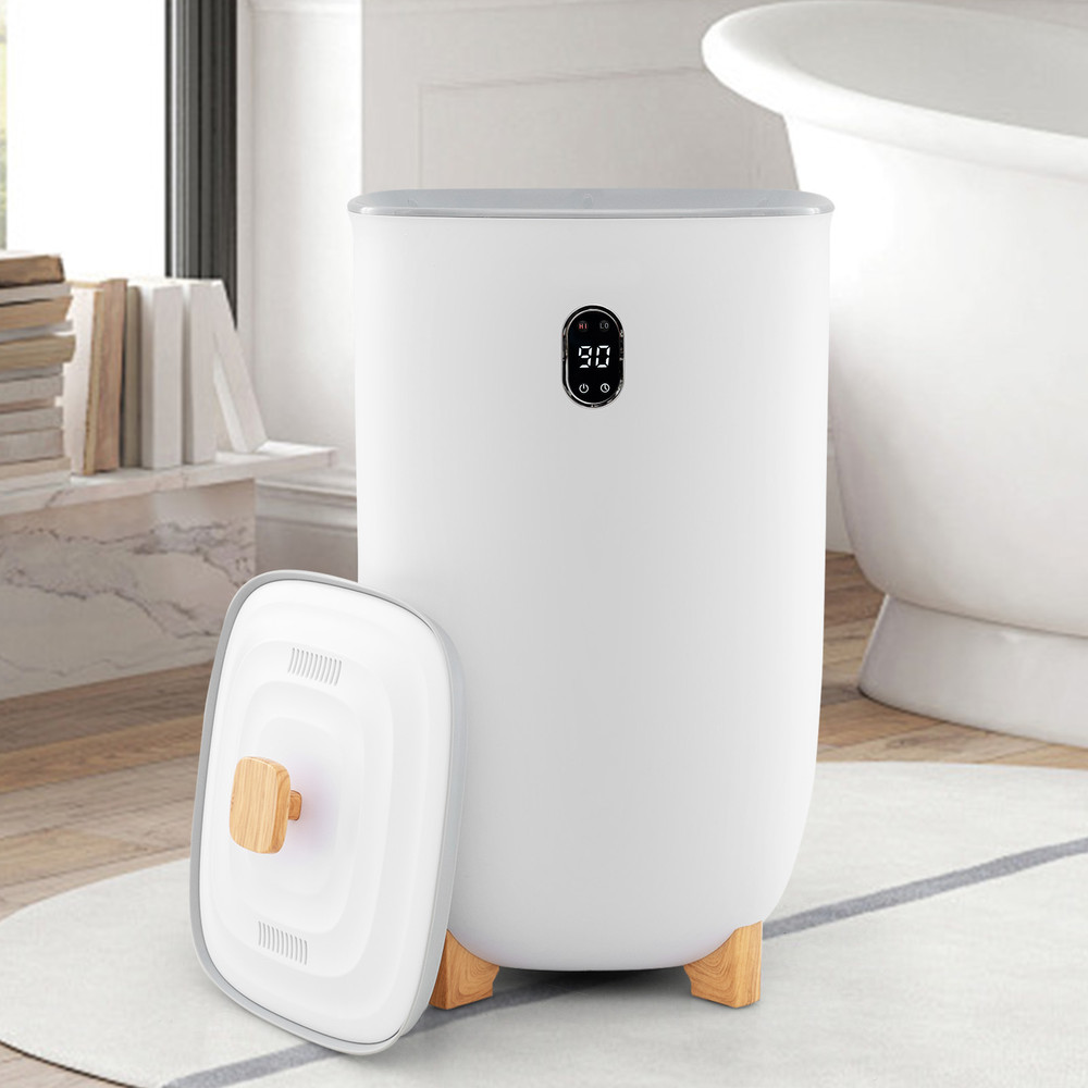 Luxury Hot Towel Bucket Warmer with Dual Heating Settings, Fast & Safe Electric Towel Heater for Home and Spa Use