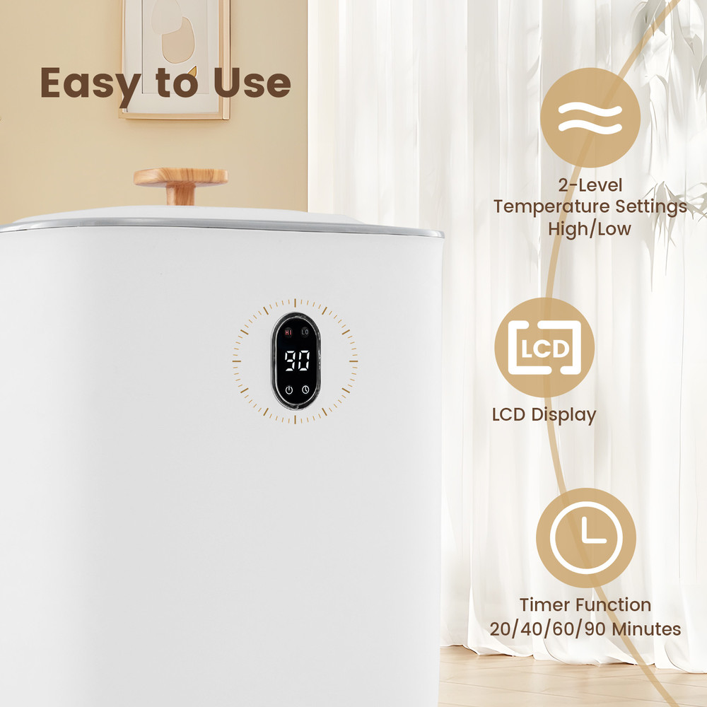 Luxury Hot Towel Bucket Warmer with Dual Heating Settings, Fast & Safe Electric Towel Heater for Home and Spa Use