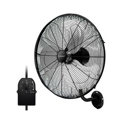 industrial wall mounted fan, 3-speed air circulation fan with adjustable tilt head & wide oscillation for basement