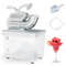 HighCapacity Commercial Ice Crusher With Dual Stainless Steel Blades Safety Switch ETLApproved Ice 0