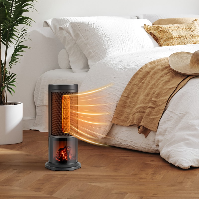 Powerful 1500W Oscillating Space Heater Portable Tower Design For WholeRoom Warmth 0