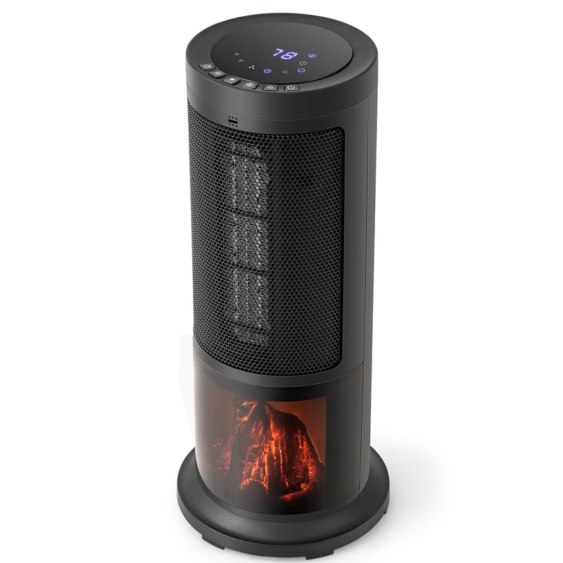 Powerful 1500W Oscillating Space Heater Portable Tower Design For WholeRoom Warmth 4