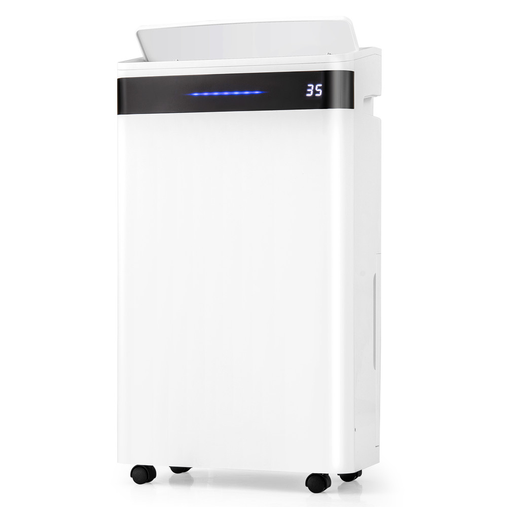 57 Pint Dehumidifier For Large Spaces Up To 4500 Sq Ft Ideal For Home  Basement Use 1