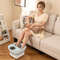 Portable Foot Spa Massager Heated Collapsible Bath Tub With Timer Bubbles 0