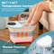 Portable Foot Spa Massager Heated Collapsible Bath Tub With Timer Bubbles 2