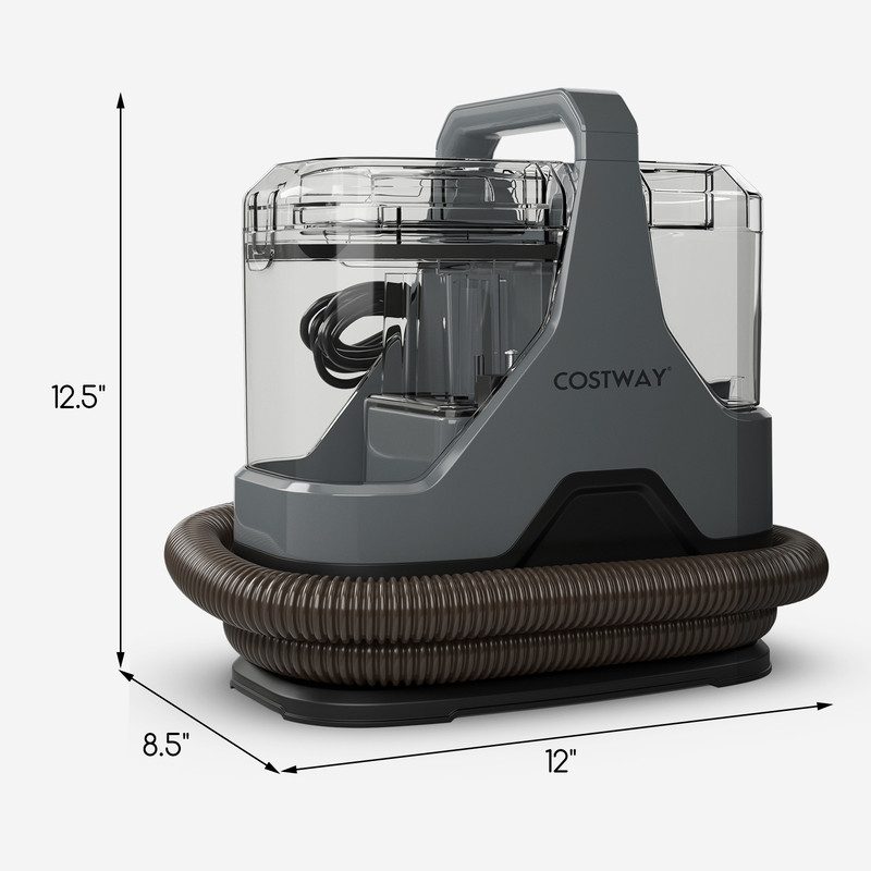 600W Upholstery Cleaner Machine, 15Kpa Powerful Suction with Versatile Attachments for Deep Cleaning