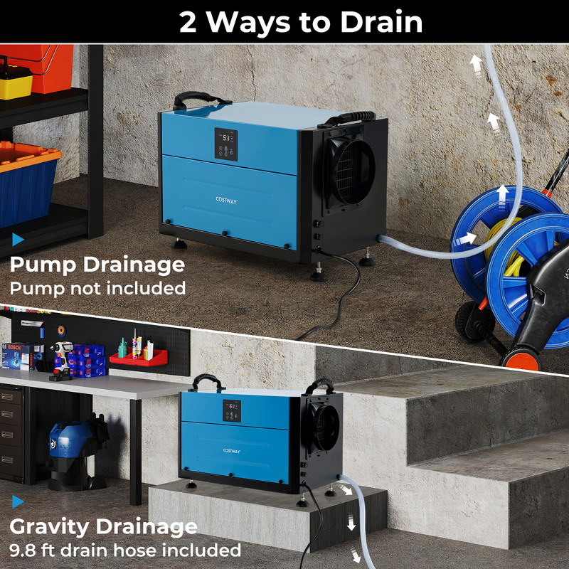 192 Pint Crawl Space Dehumidifier With 3 Modes And 24H Timer CommercialGrade Moisture Control 3