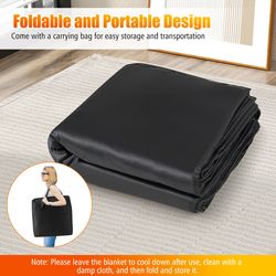 premium infrared sauna blanket for home use with arm sleeves wraps and carry bag