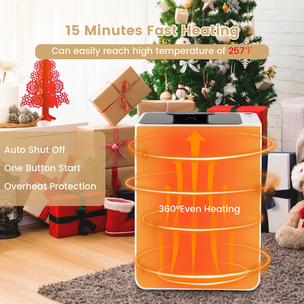 23L Large Towel Warmer Bucket with Timer and Overheat Protection, Fast-Heat Spa Towel Heater for Home & Salon