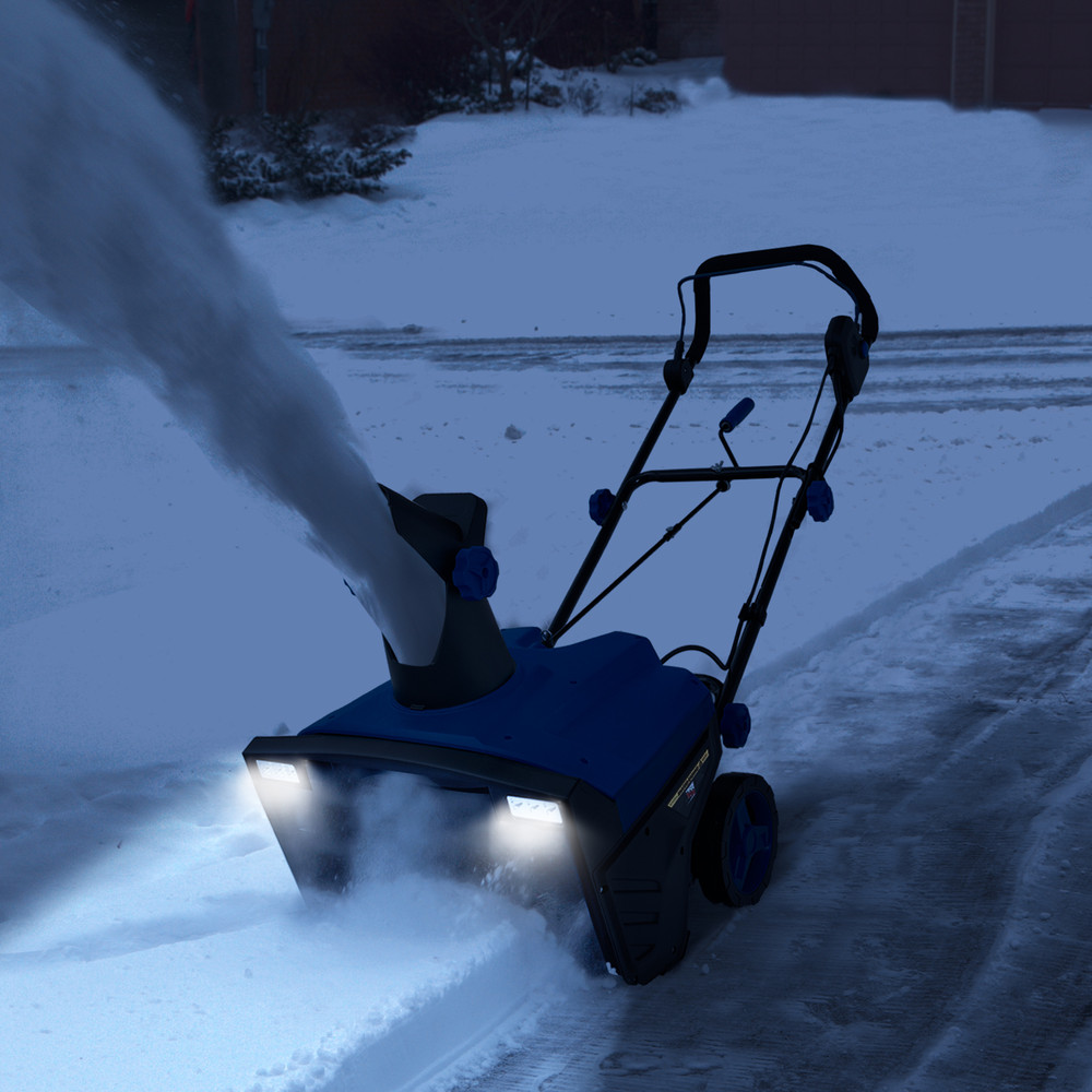 20 Inch 120V 15Amp Electric Snow Thrower With 180 Rotatable Chute HeavyDuty Electric Snow Blower Fo 0