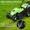 13 Inch Electric Push Lawn Corded Mower With Grass Bag 30 L Collection Box HeightAdjustable Deck  E 3