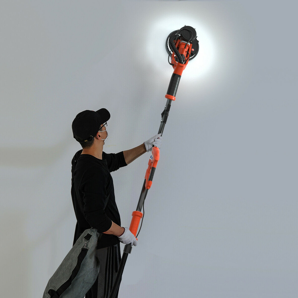 Professional Electric Foldable Drywall Sander 750W Variable Speed Control For DustFree Wall Sanding 0