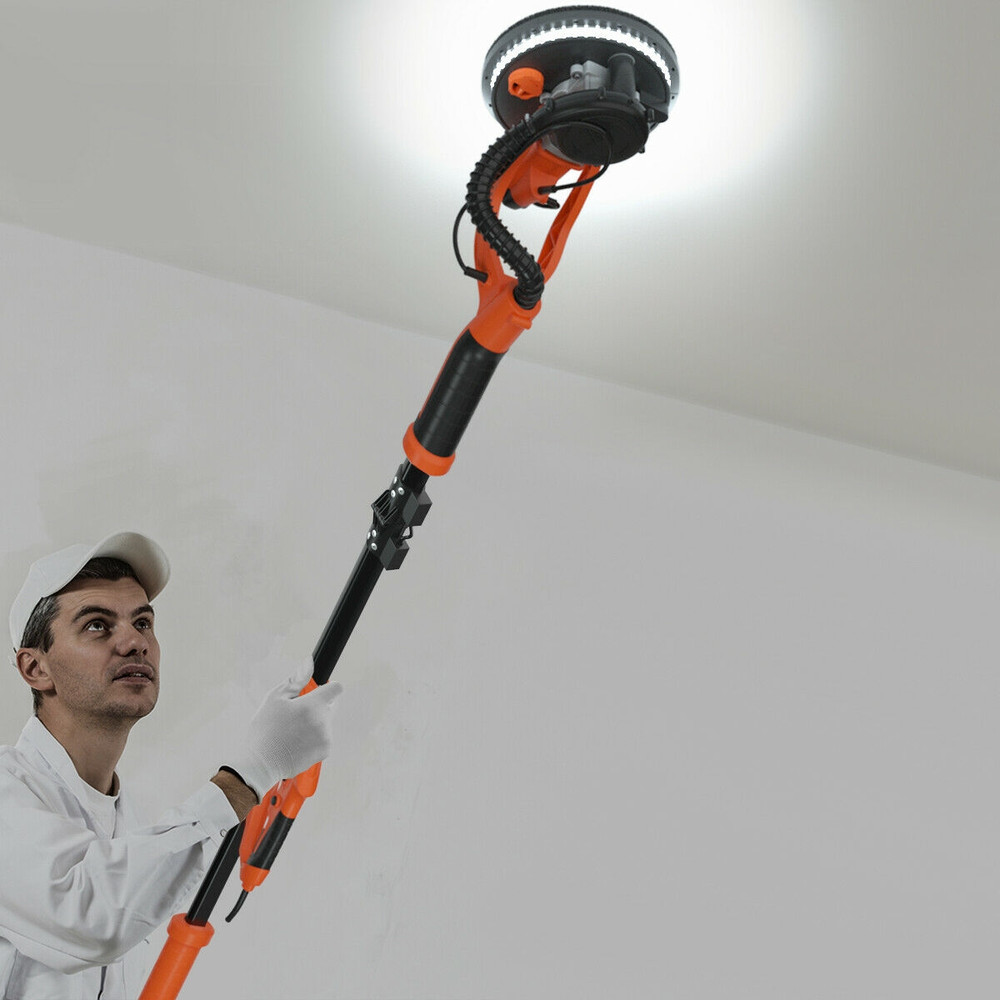 Professional Electric Foldable Drywall Sander 750W Variable Speed Control For DustFree Wall Sanding 5