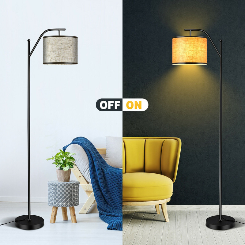 Modern Standing Floor Lamp with Adjustable Head – Perfect for Living Room & Bedroom Reading Light