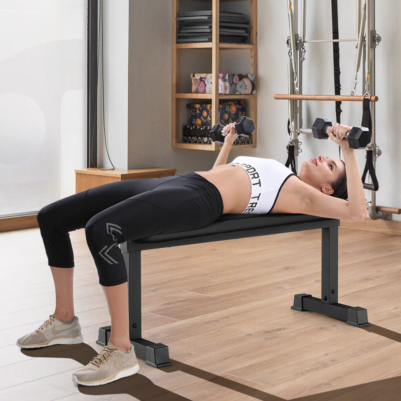 MultiFunctional Adjustable Full Body Exercise Weight Bench Heavy Duty Flat Strength Training Bench 2