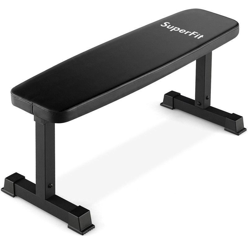 MultiFunctional Adjustable Full Body Exercise Weight Bench Heavy Duty Flat Strength Training Bench 0