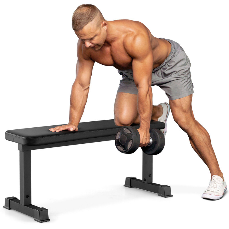 MultiFunctional Adjustable Full Body Exercise Weight Bench Heavy Duty Flat Strength Training Bench 3