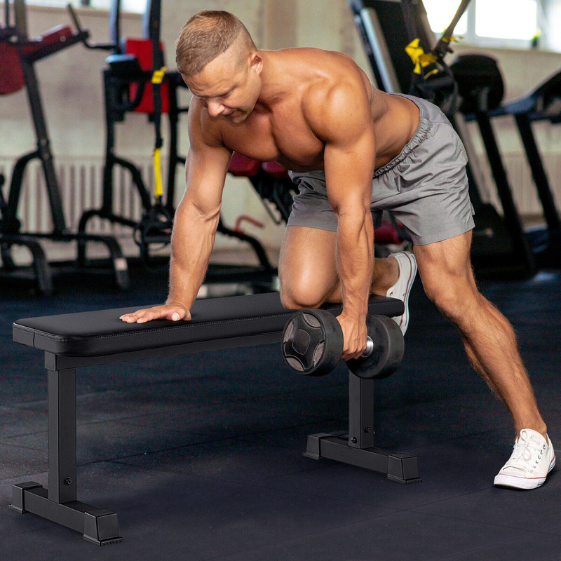 MultiFunctional Adjustable Full Body Exercise Weight Bench Heavy Duty Flat Strength Training Bench 5