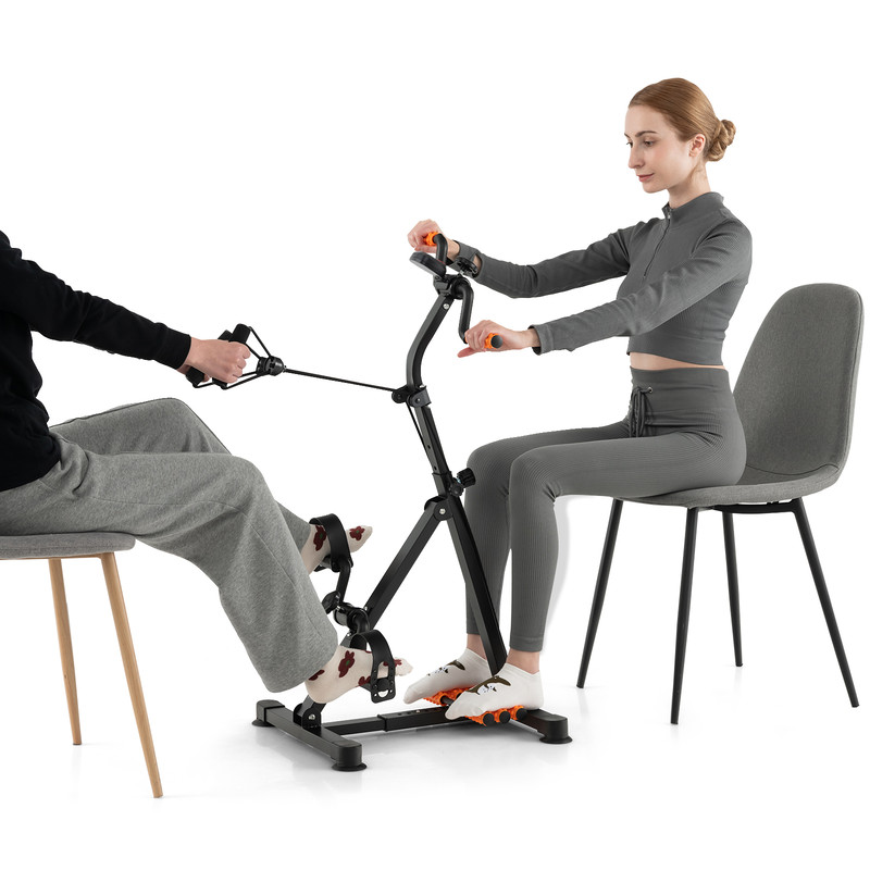 Adjustable LCD Pedal Exercise Bike With Hand Foot Massage Home Rehabilitation Equipment 5