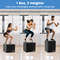 3-in-1 Foam Plyometric Box with 3 Heights (12", 14", 16") – Easy-to-Clean PU Cover for HIIT & Home Gym